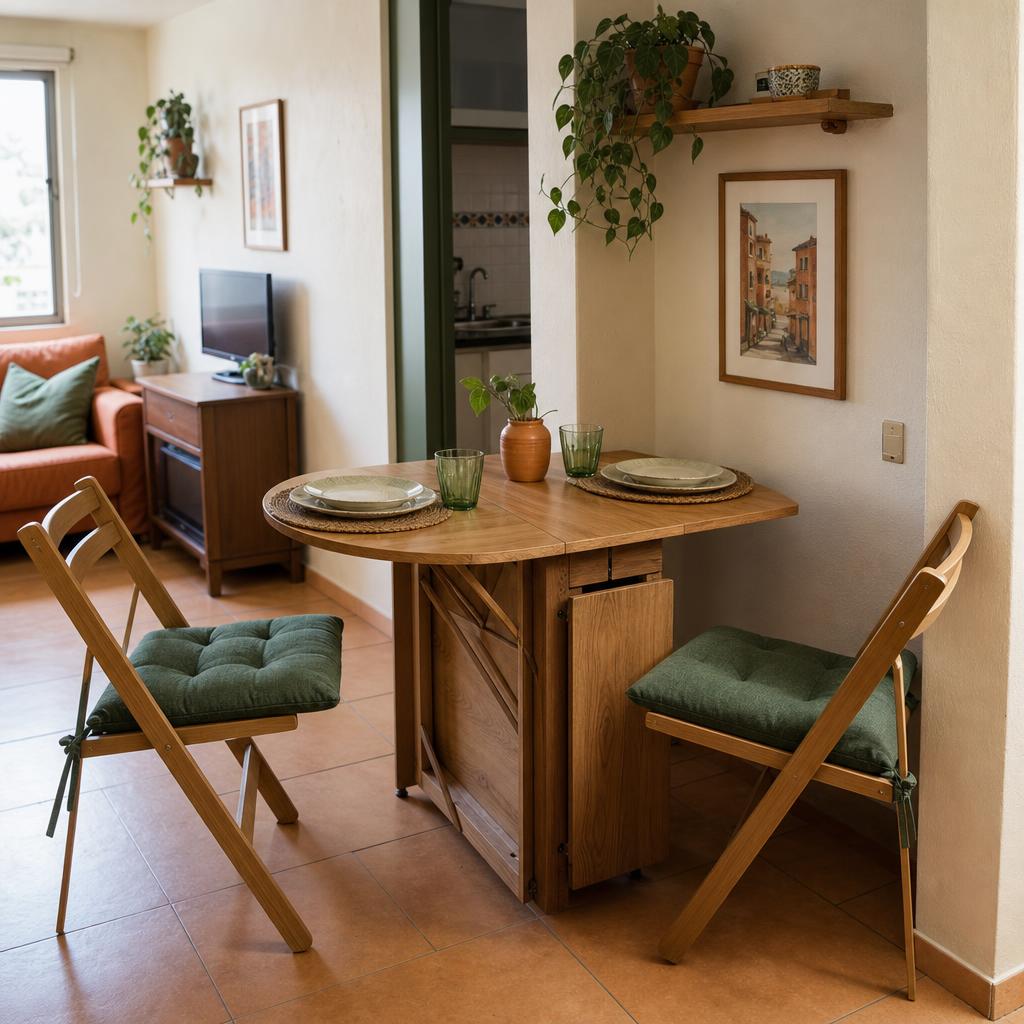 Mesas plegables para comedores pequeños: comparativa